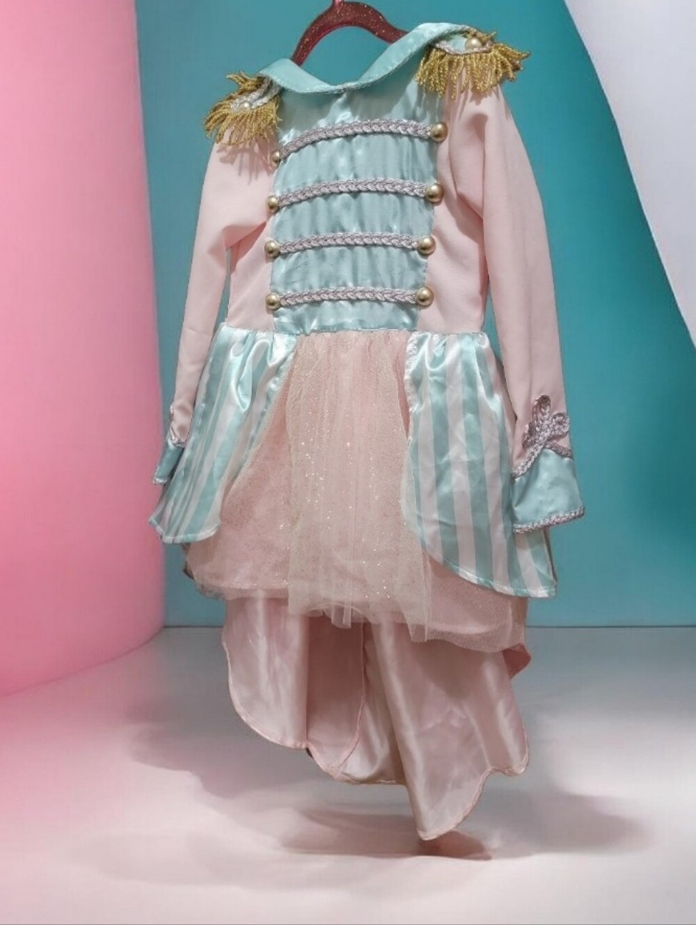 Toddler Girl Pastel  Nutcracker-Inspired Costume - Pink & Mint Size 4t